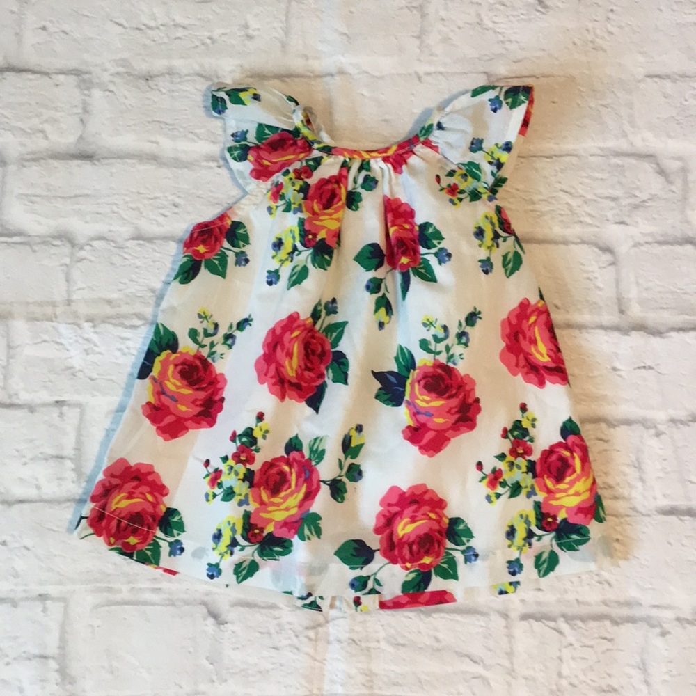Joe Fresh Baby Floral Print Peasant Top 18-24M